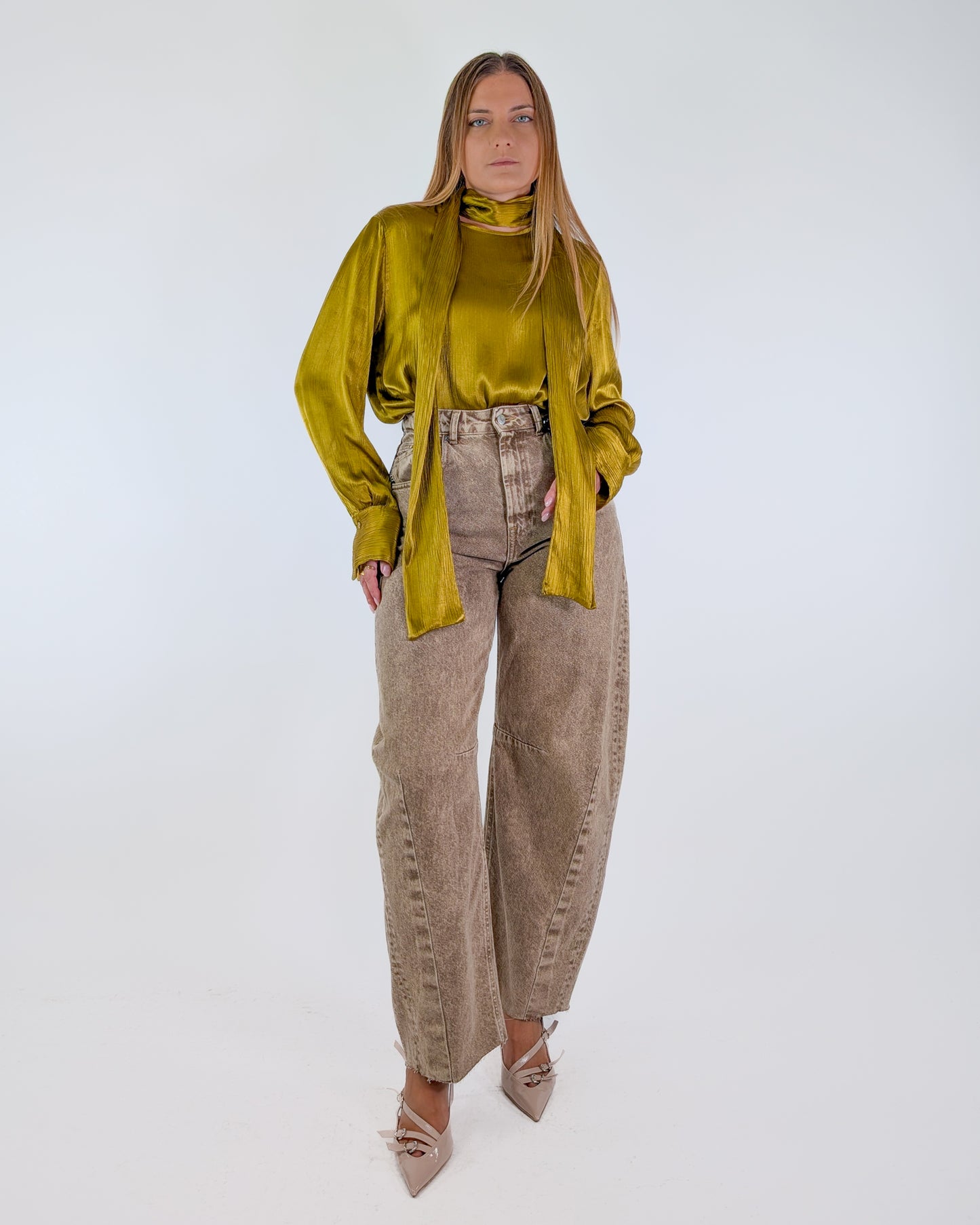 AI25 Have One Jeans PFA-P050 Denim Tabacco