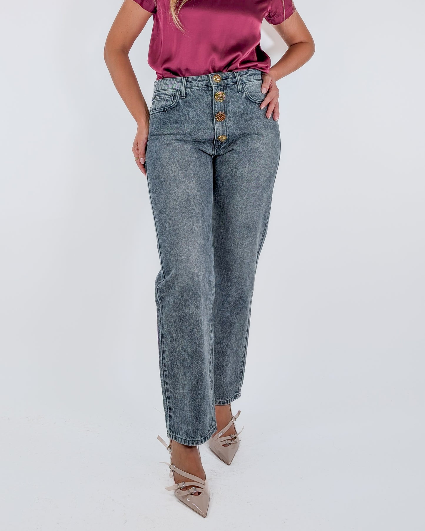 AI25 Vicolo Jeans DF5043 Denim Nero