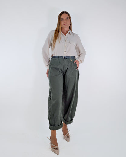 AI25 Susy Mix Pantalone 58300GAB Verde Militare