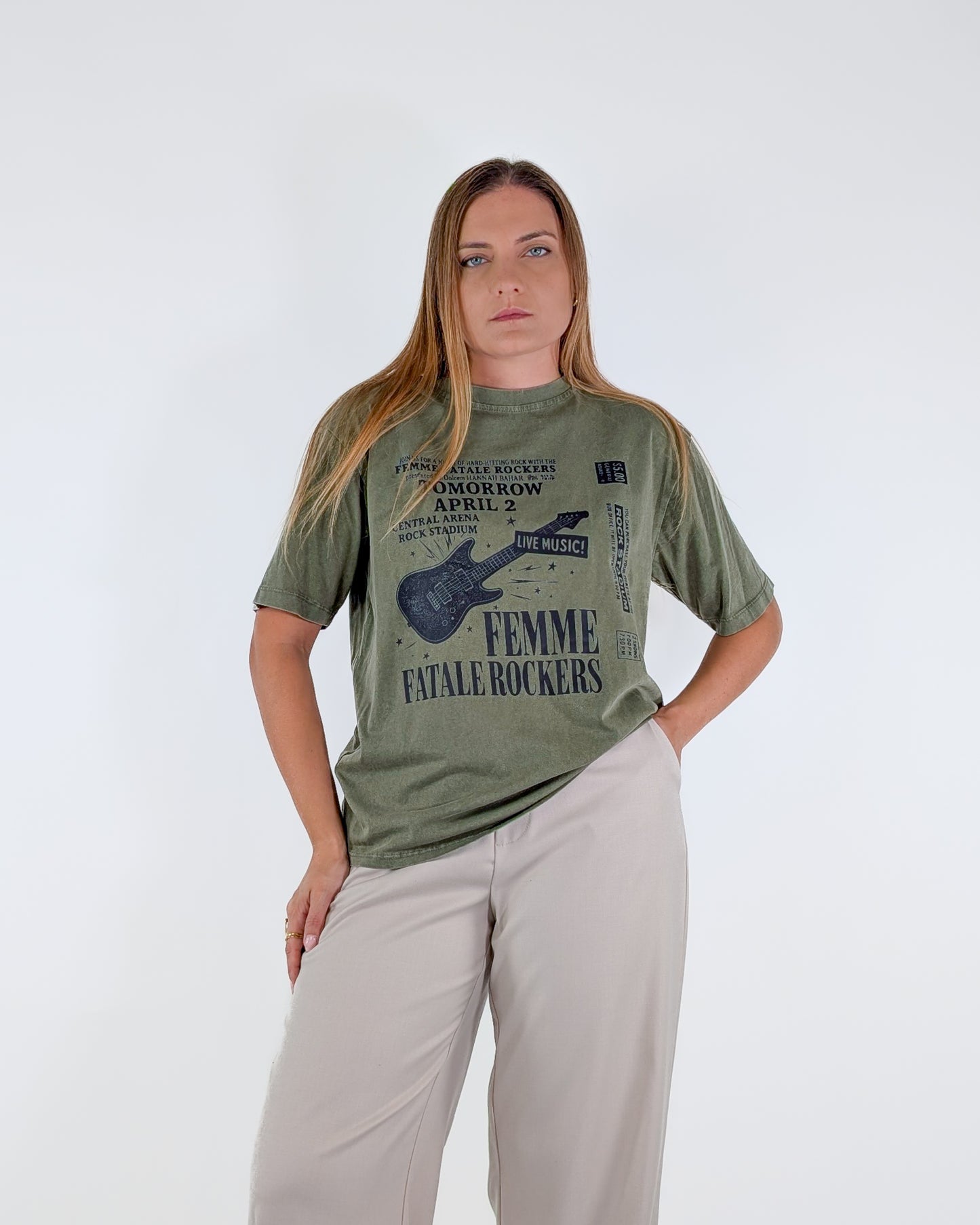 AI25 Susy Mix T-Shirt 222M Verde Militare
