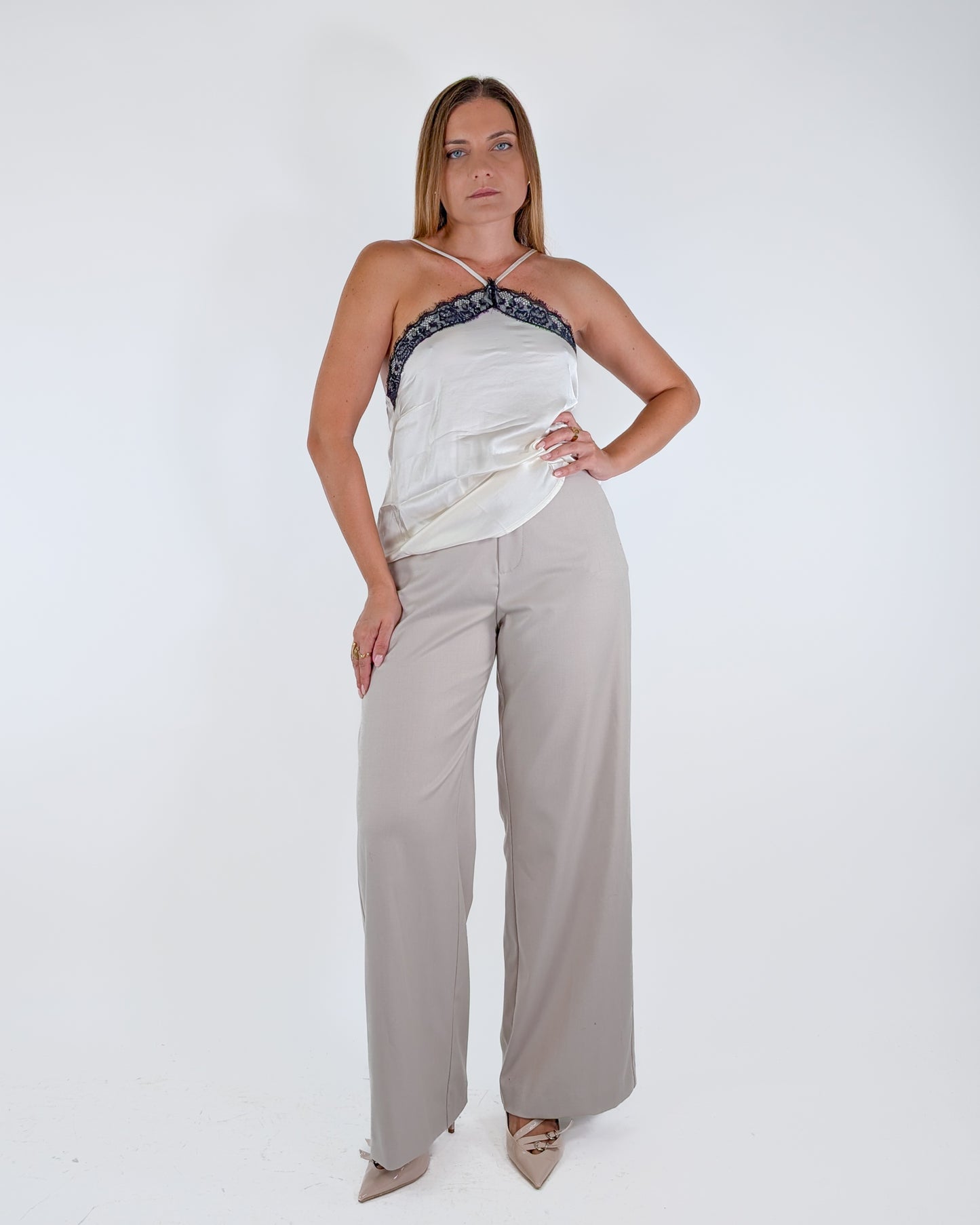 AI25 Susy Mix Pantalone M09331 Panna