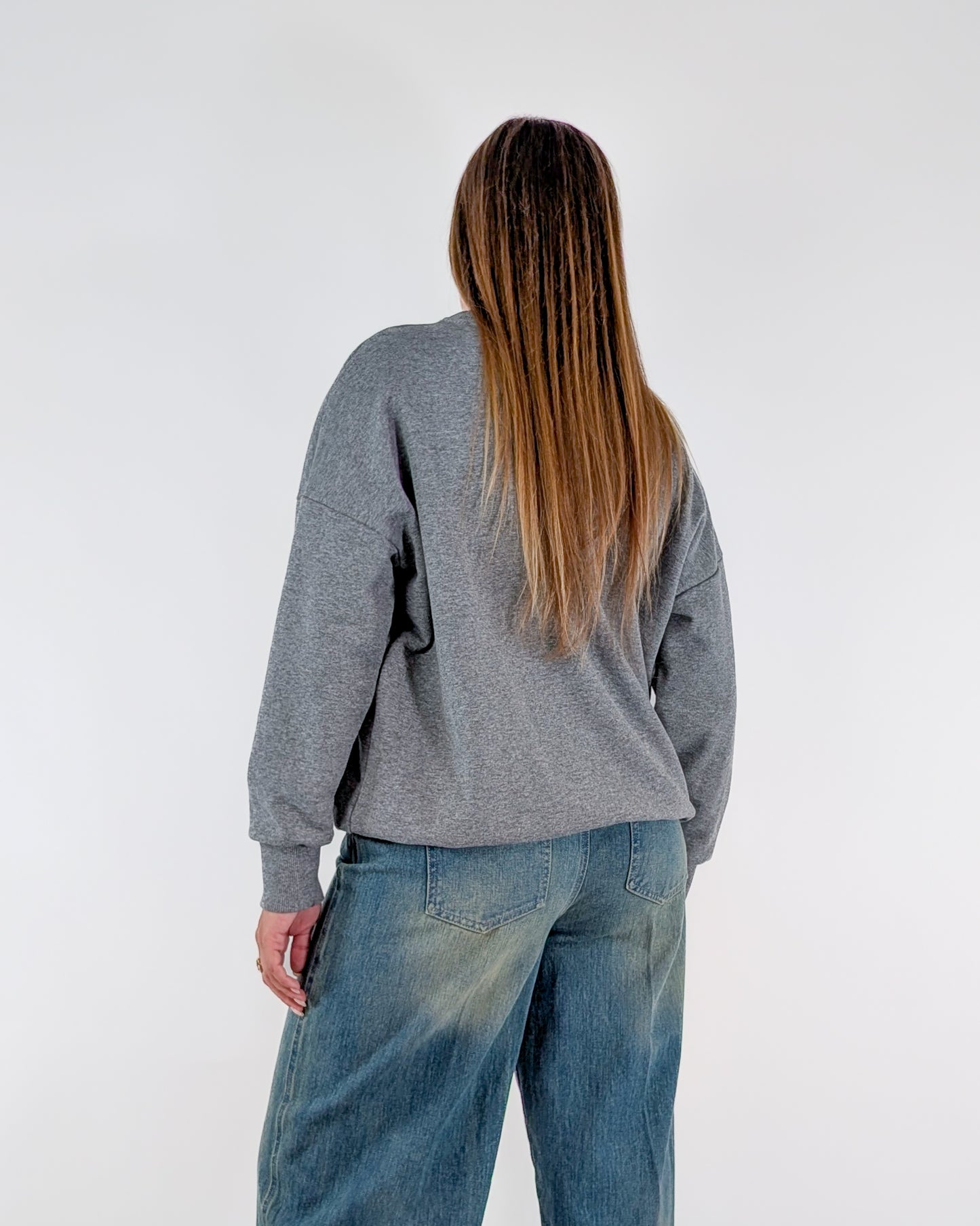 AI25 Tensione In Felpa AI25-2087 Grigio