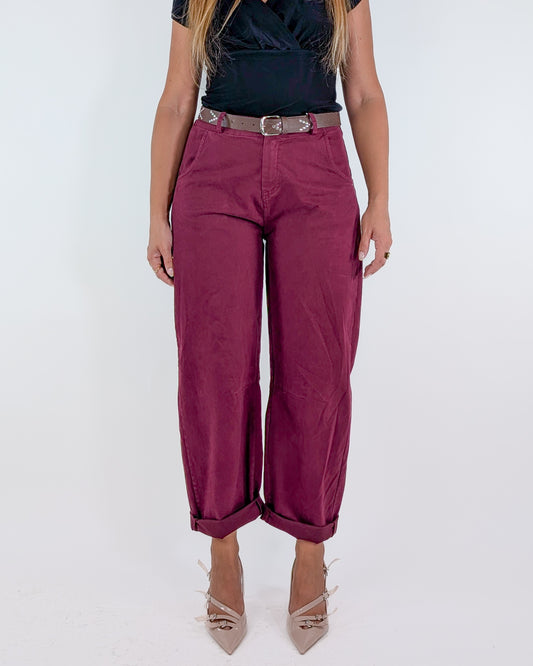 AI25 Tensione In Pantalone PA5272 Bordeaux