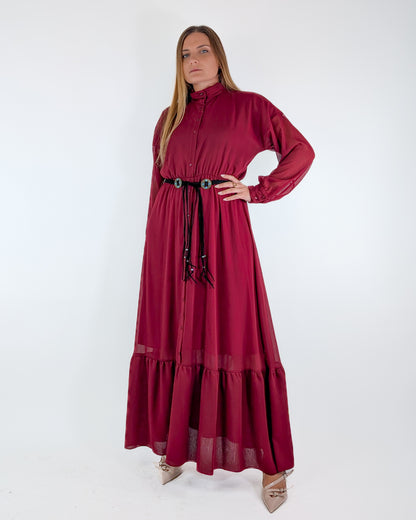 AI25 Tensione In Abito A10152AT Bordeaux