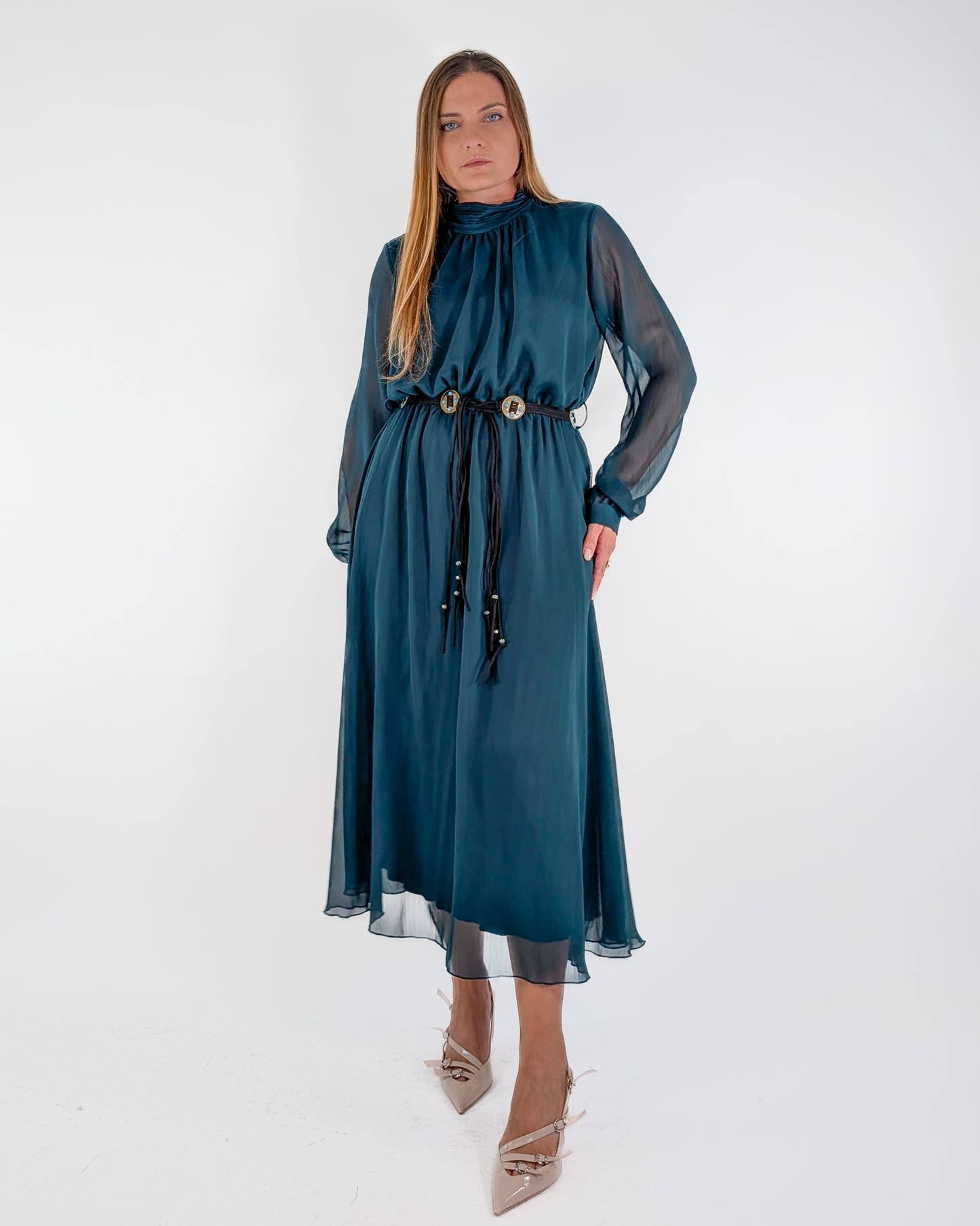 AI25 Tensione In Abito A10151AT Verde Bottiglia