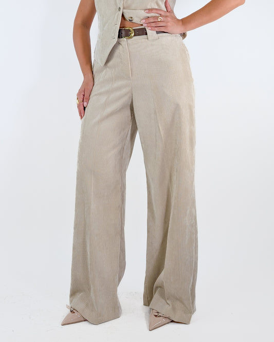 AI25 Tensione In Pantalone 26P203 Beige