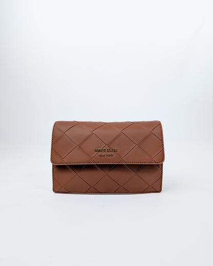 AI25 Marc Ellis Borsa BLOOM BAG DARK CUOIO