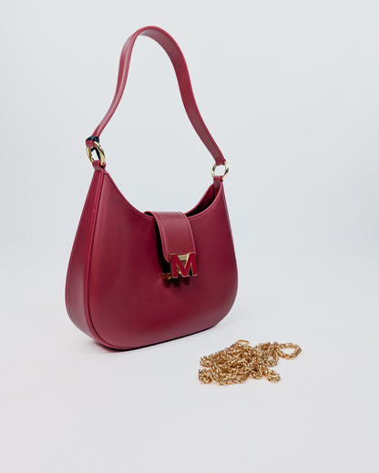 AI25 Marc Ellis Borsa FLAT NEW YORK _25 RUBINO / LIGHT GOLD