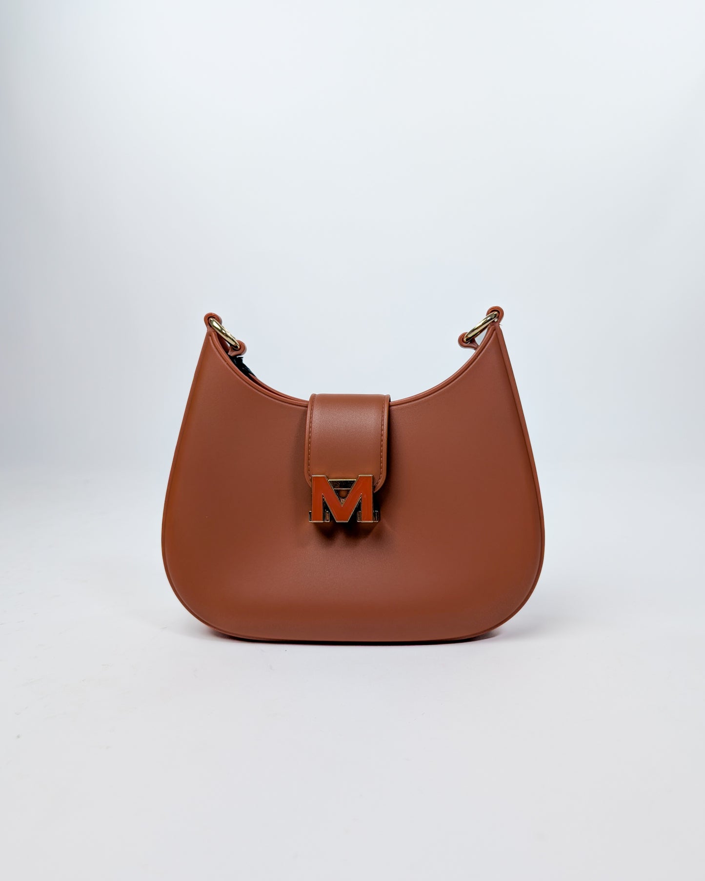 AI25 Marc Ellis Borsa FLAT NEW YORK _25 DARK CUOIO / LIGHT GOLD