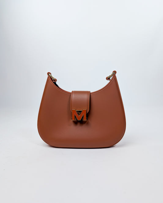 AI25 Marc Ellis Borsa FLAT NEW YORK _25 DARK CUOIO / LIGHT GOLD