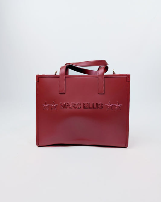 AI25 Marc Ellis Borsa FLAT GO RED DAHLIA / LIGHT GOLD
