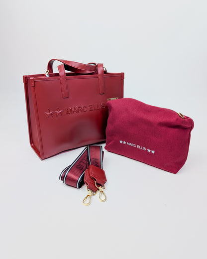 AI25 Marc Ellis Borsa FLAT GO RED DAHLIA / LIGHT GOLD