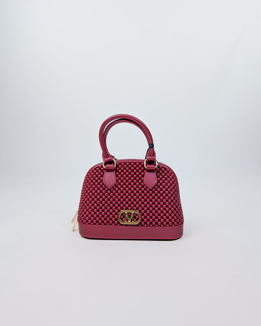 AI25 Marc Ellis Borsa FLAT XS BALL _25 Rubino/Light Gold