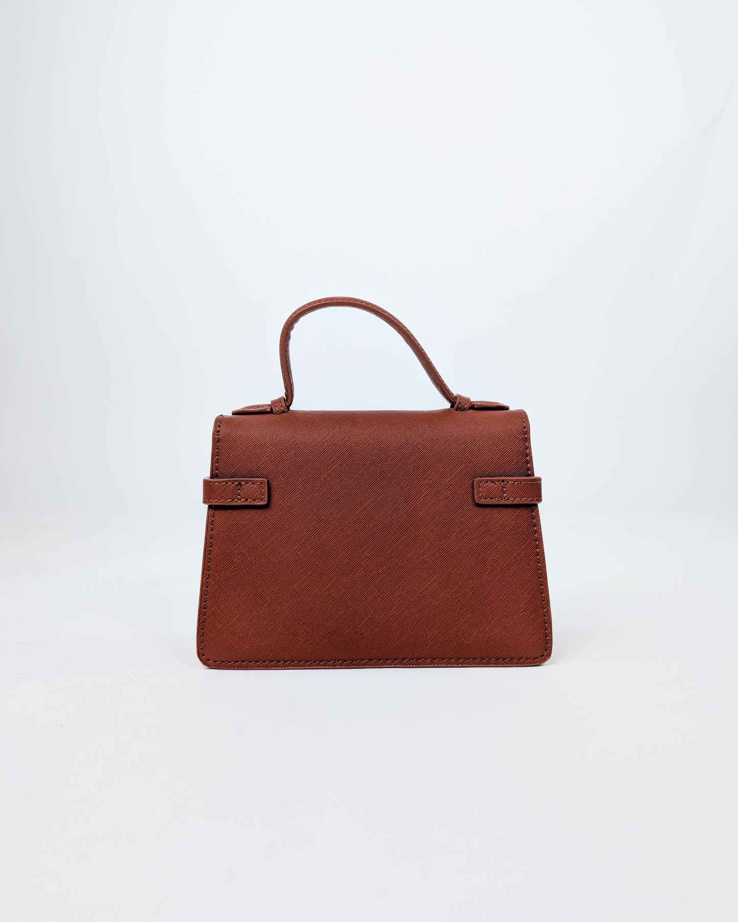 AI25 Marc Ellis Borsa AROUND S 26 DARK CUOIO / LIGHT GOLD