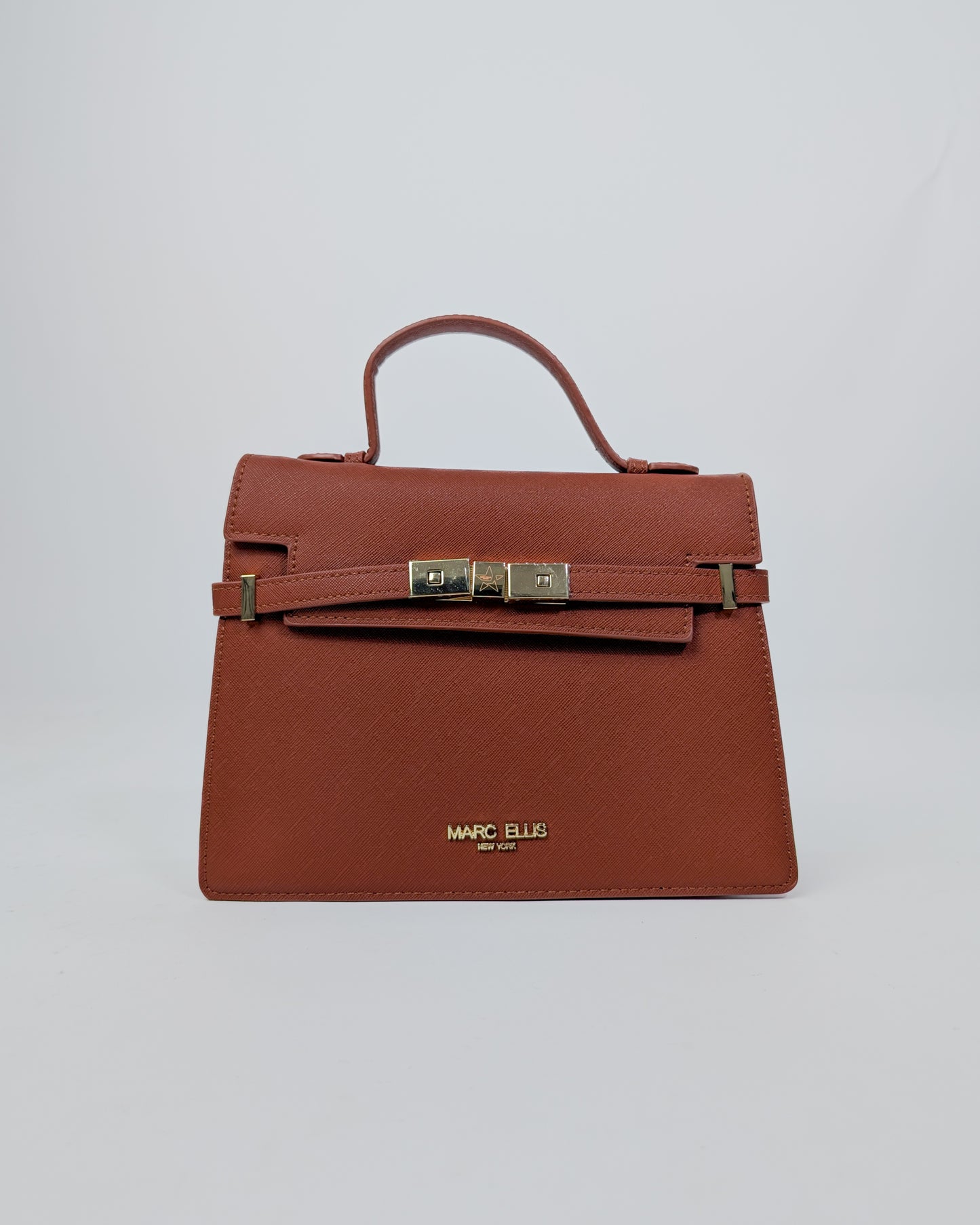 AI25 Marc Ellis Borsa AROUND M Dark Cuoio/Light Gold