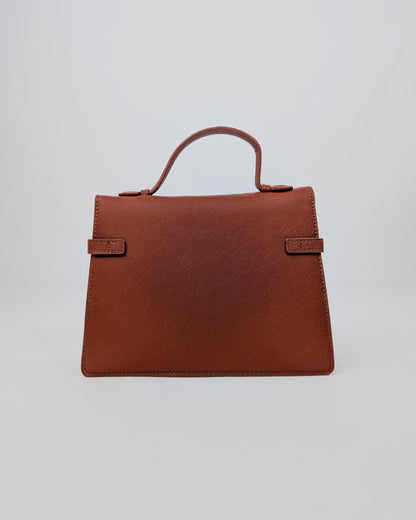 AI25 Marc Ellis Borsa AROUND M Dark Cuoio/Light Gold