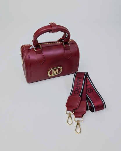 AI25 Marc Ellis Borsa FLAT ESTRELLA RED DAHLIA / LIGHT GOLD