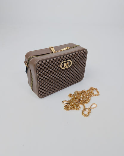 AI25 Marc Ellis Borsa FLAT BALL CARGO BRONZE / LIGHT GOLD