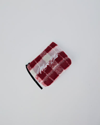 AI25 Marc Ellis Pochette BUBY CHECK CLUTCH Rubino