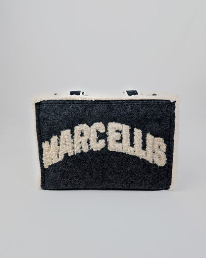 AI25 Marc Ellis Borsa BUBY CLOTH S Black/White Cap