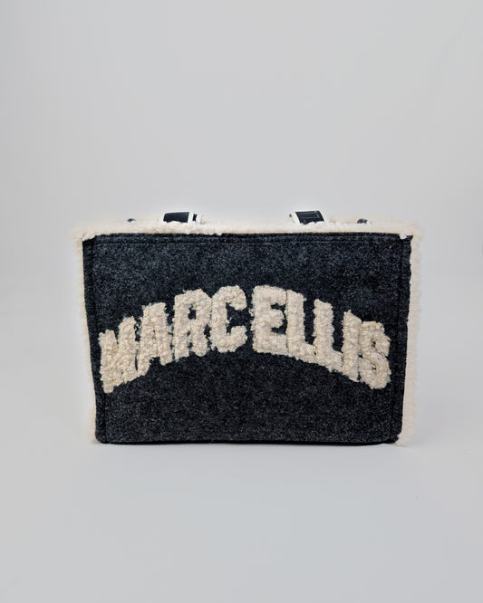 AI25 Marc Ellis Borsa BUBY CLOTH S Black/White Cap