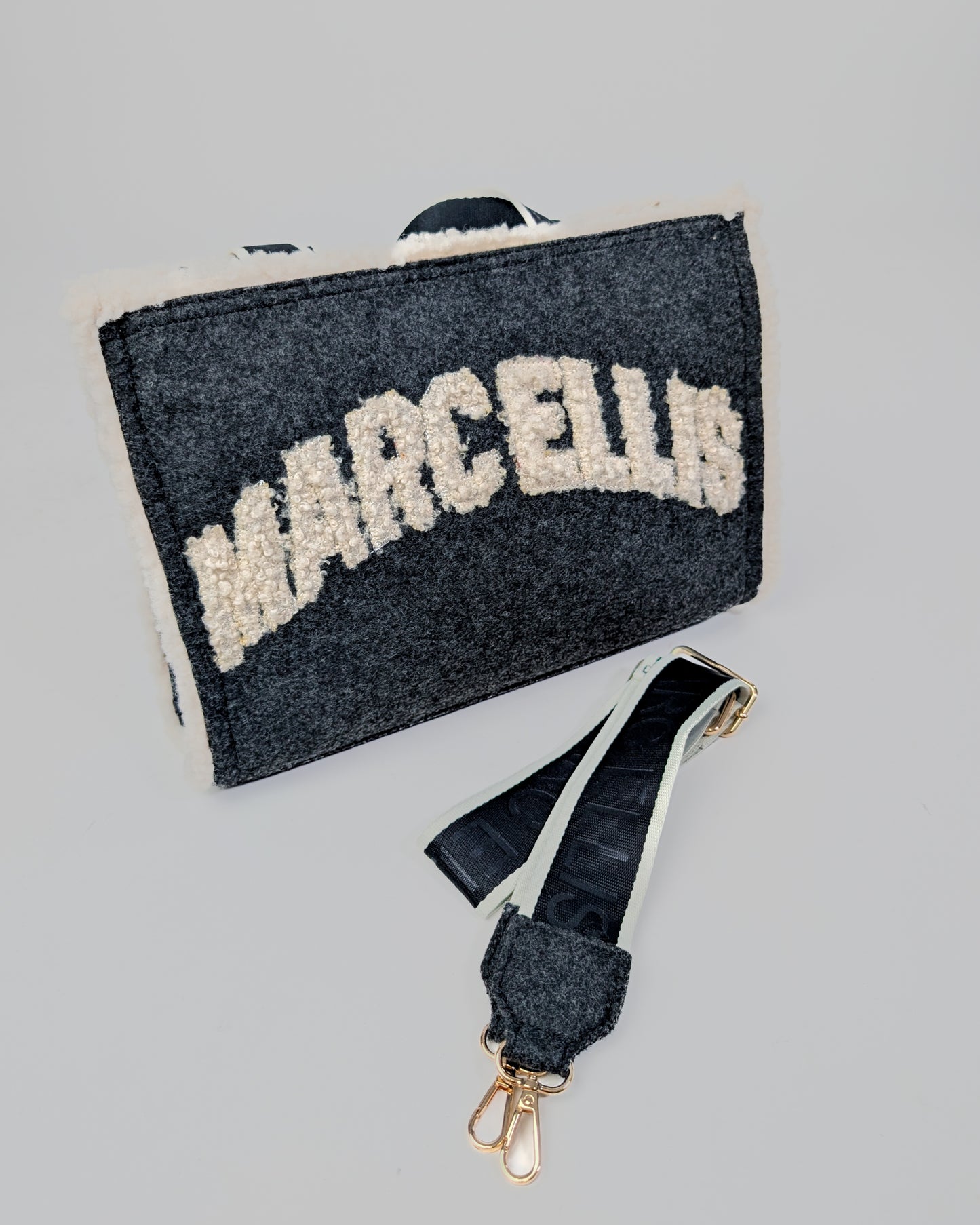 AI25 Marc Ellis Borsa BUBY CLOTH S Black/White Cap