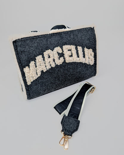 AI25 Marc Ellis Borsa BUBY CLOTH S Black/White Cap