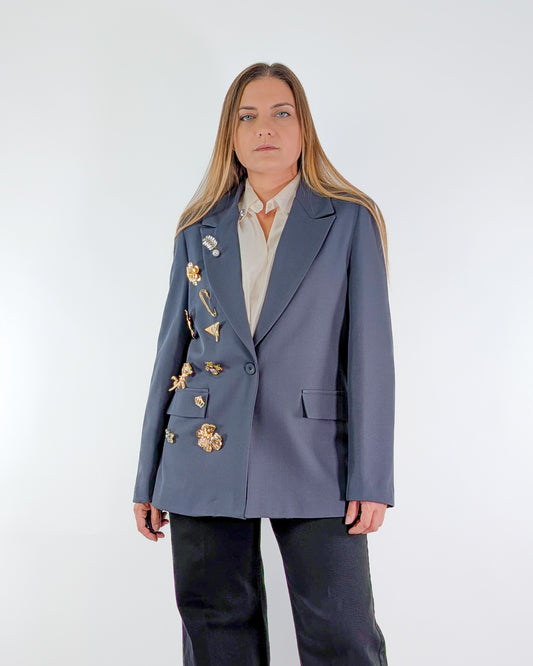 AI25 Susy Mix Giacca M09428 Grigio