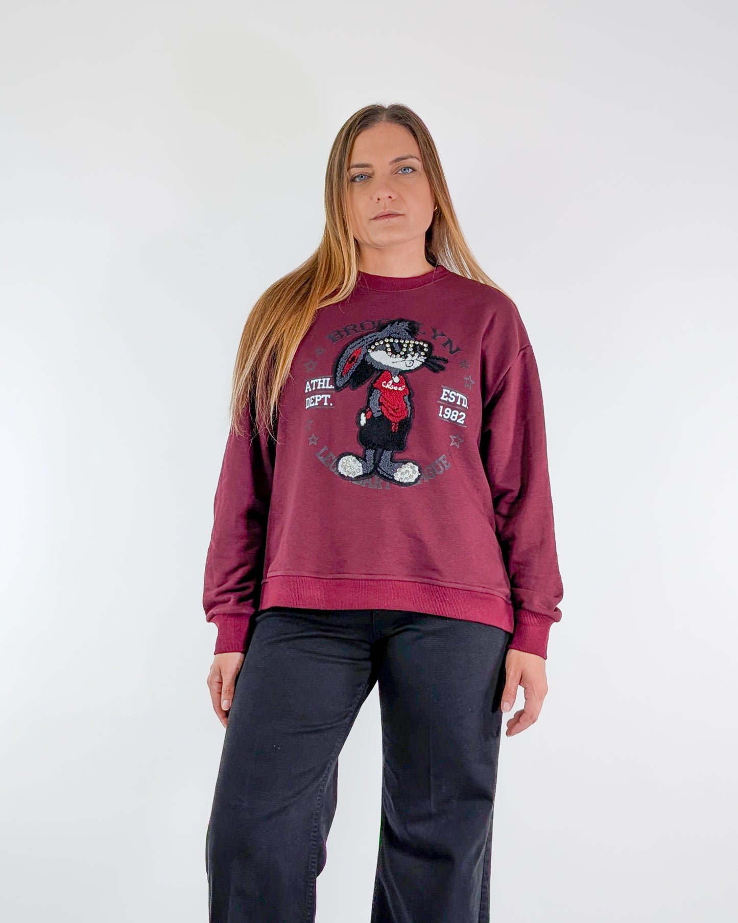 AI25 Susy Mix Felpa SH002739 Vino