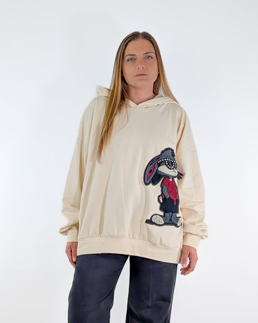 AI25 Susy Mix Felpa I256125 Avorio