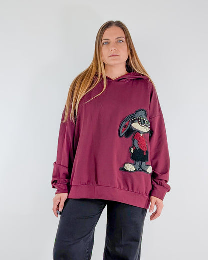 AI25 Susy Mix Felpa I256125 Vino