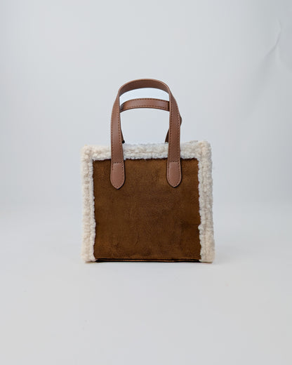 AI25 Marc Ellis Borsa BUBY SUEDE S Dark Cuoio