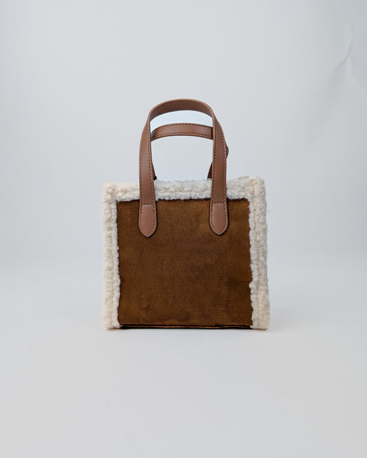 AI25 Marc Ellis Borsa BUBY SUEDE S Dark Cuoio