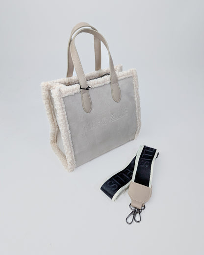 AI25 Marc Ellis Borsa BUBY SUEDE M Taupe
