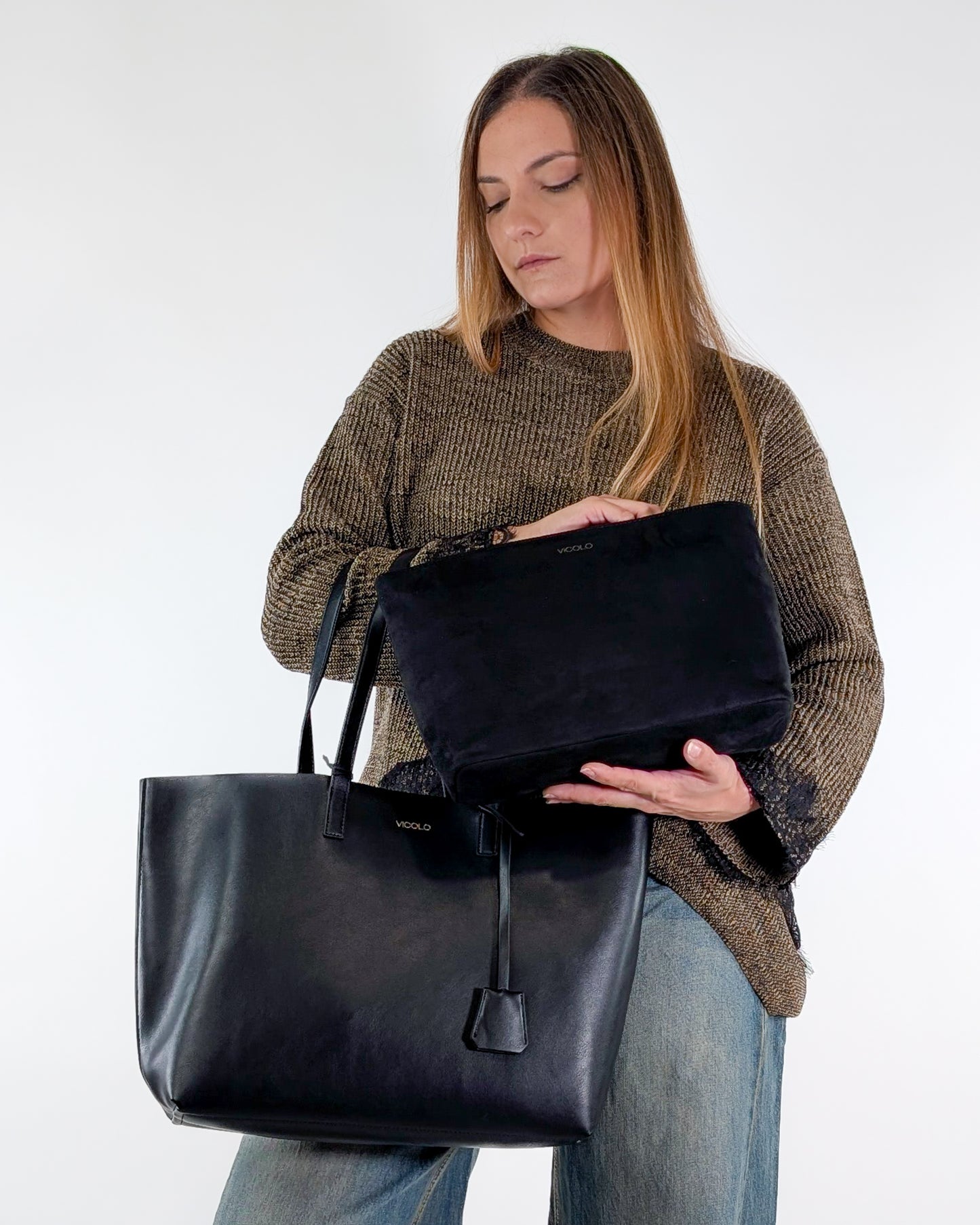 AI25 Vicolo Borsa XF0017 Nero