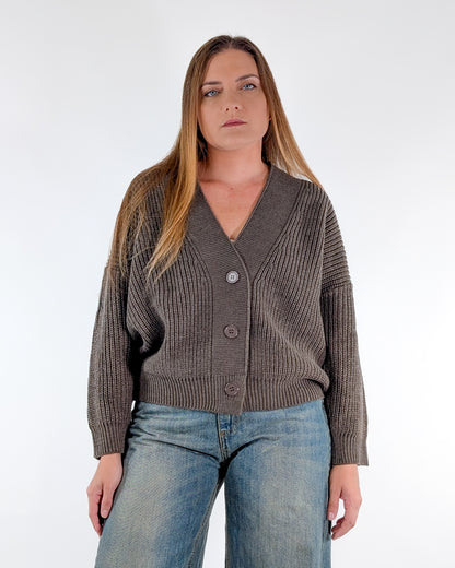 AI25 Susy Mix Cardigan M792079 Tortora
