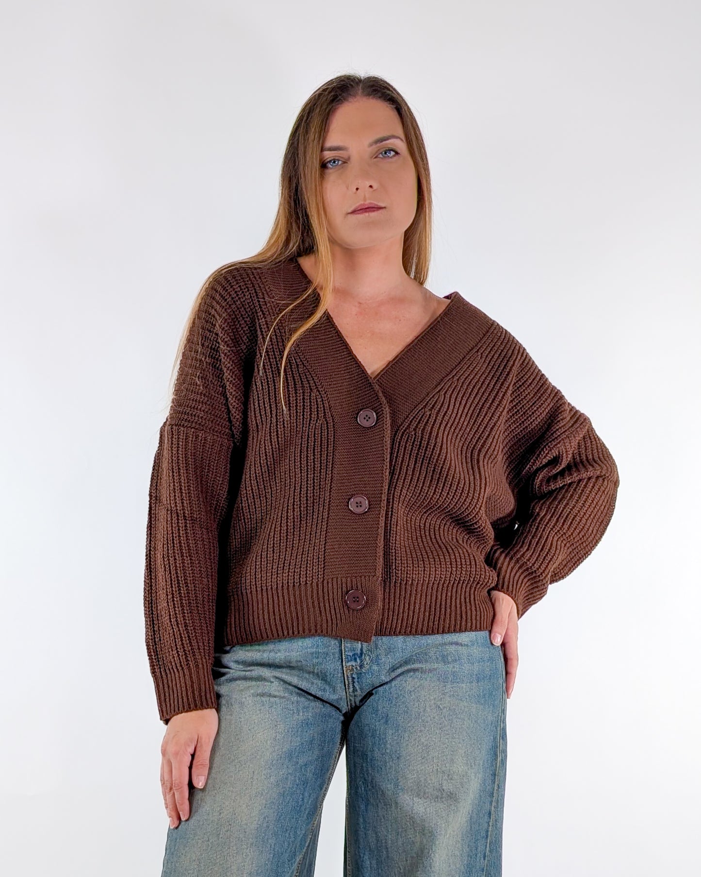 AI25 Susy Mix Cardigan M792079 Moro