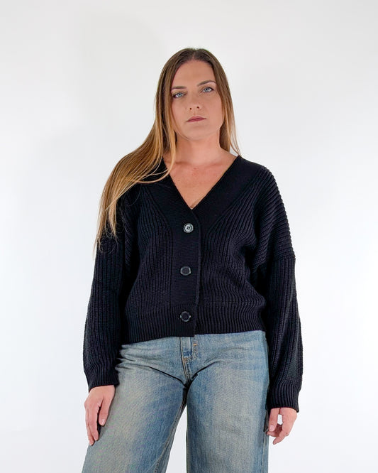 AI25 Susy Mix Cardigan M792079 Nero
