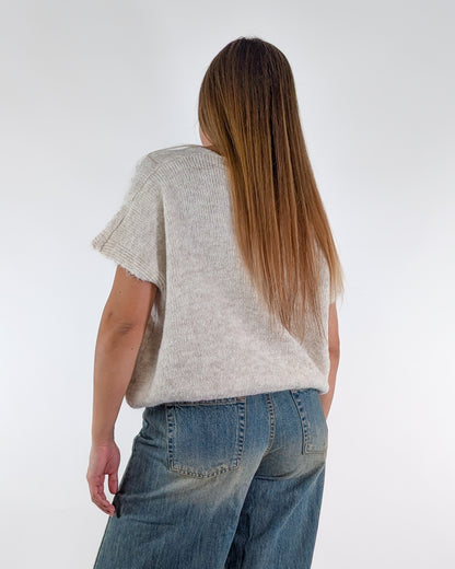 AI25 Susy Mix Cardigan 25672 Beige