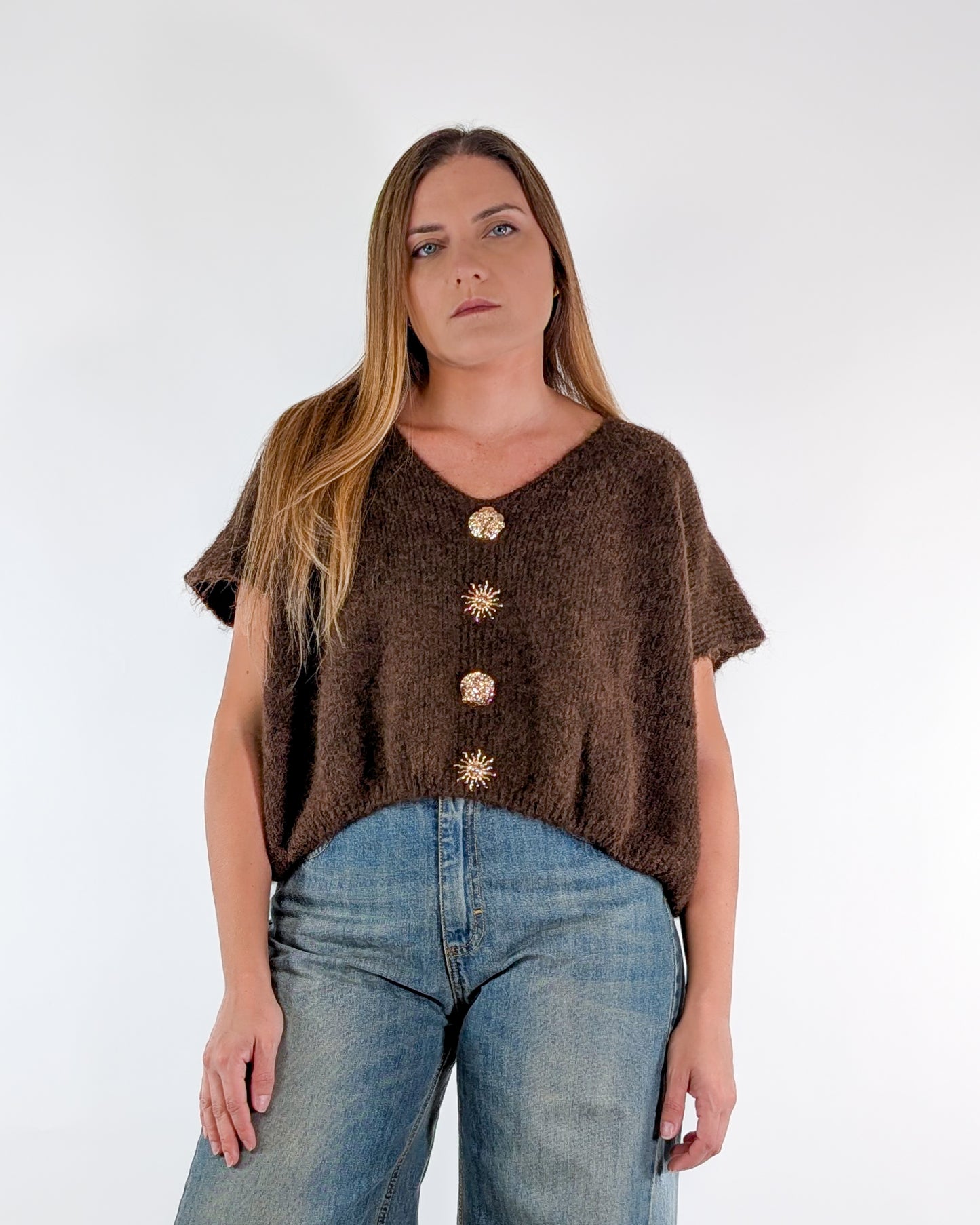 AI25 Susy Mix Cardigan 25672 Moro