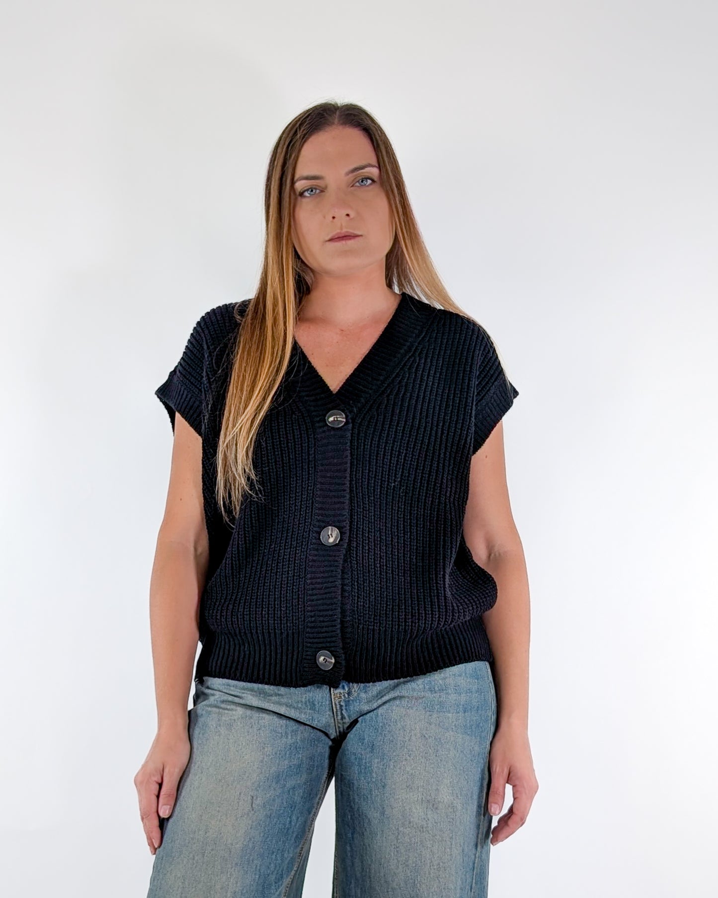 AI25 Tensione In Gilet D80941 Nero