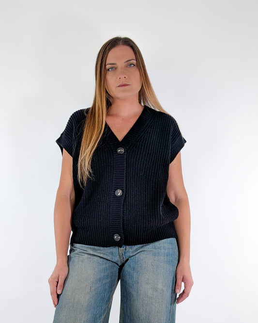 AI25 Tensione In Gilet D80941 Nero