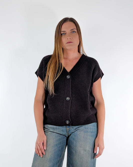 AI25 Tensione In Gilet D80941 Marrone