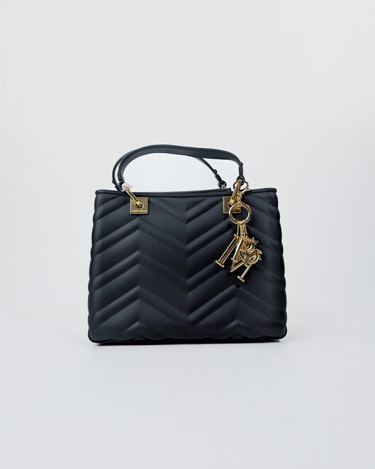 AI25 Marc Ellis Borsa FLAT KRISSY M WAVE_25 Black/Light Gold