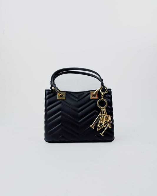 AI25 Marc Ellis Borsa FLAT KRISSY S WAVE_25 Black/Light Gold