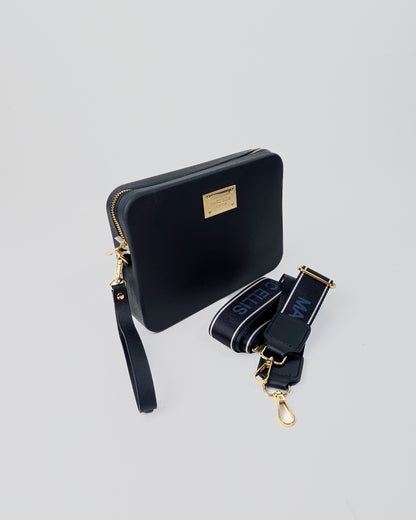 AI25 Marc Ellis Borsa FLAT FLOWE _25 BLACK / LIGHT GOLD