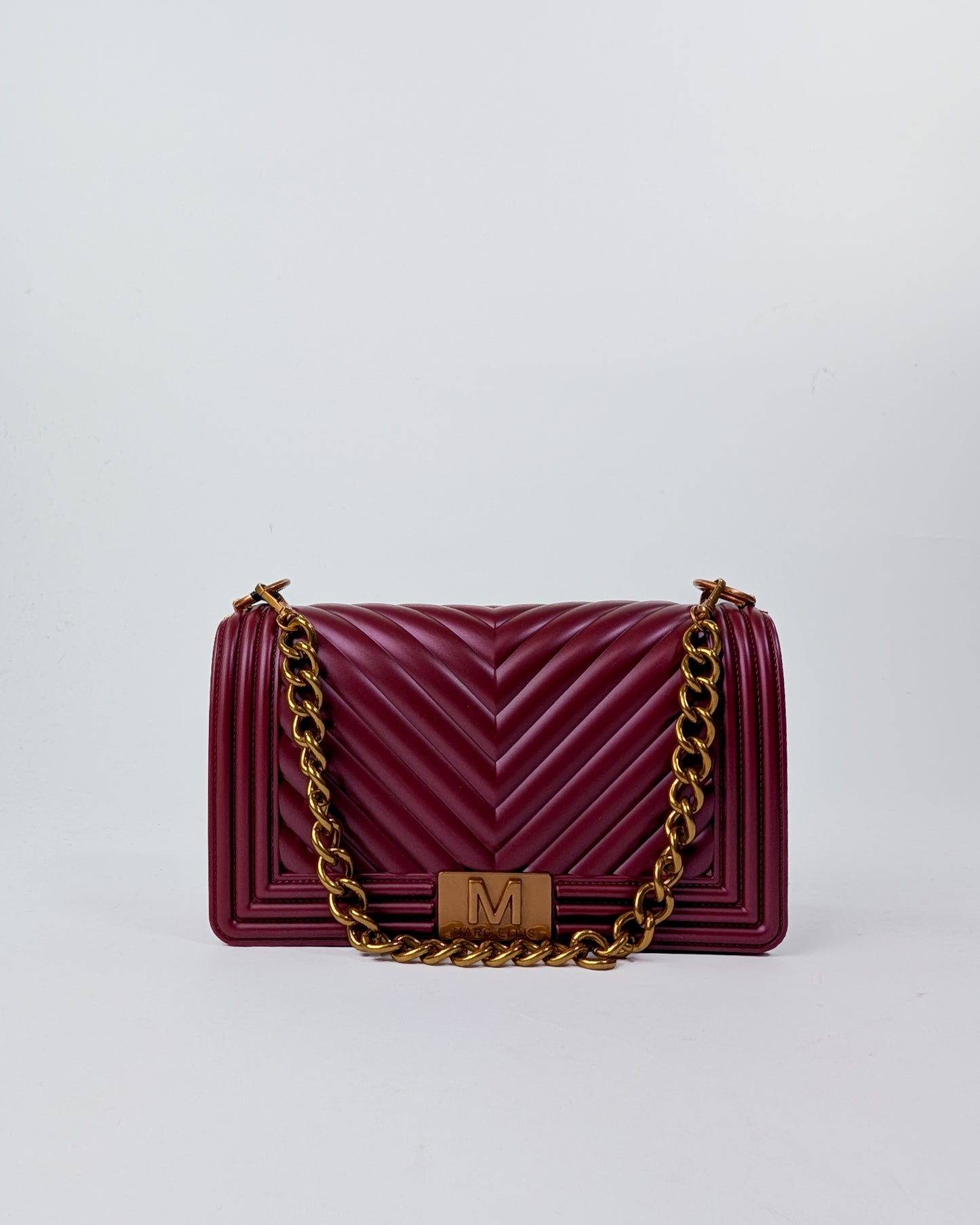 AI25 Marc Ellis Borsa FLAT M _25 RED DAHLIA / RAME