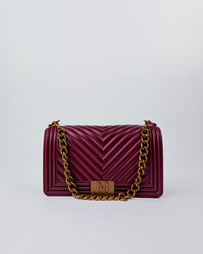 AI25 Marc Ellis Borsa FLAT M _25 RED DAHLIA / RAME