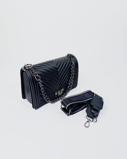 AI25 Marc Ellis Borsa FLAT M _25 BLACK / CDF