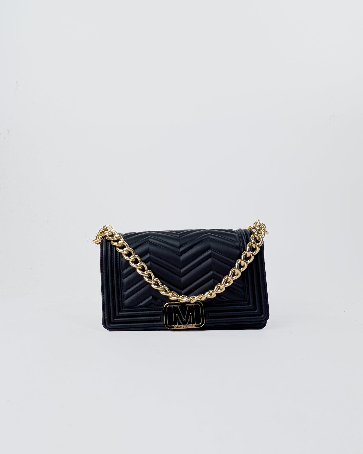 AI25 Marc Ellis Borsa FLAT WAVE S_25 BLACK / LIGHT GOLD